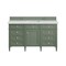 James Martin Vanities Brittany 60in Single Vanity, Smokey Celadon w/ 3 CM Ethereal Noctis Top 650-V60S-SC-3ENC - alternate 7